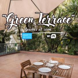 Green Terrace - Beaches 500m - HiperWifi - Smart TV