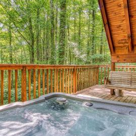 Honeysuckle-Romantic Cabin for 2 on top of the MTN