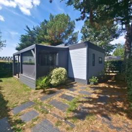 Mobilhome 2 sdb, barbecue, proche mer, piscine