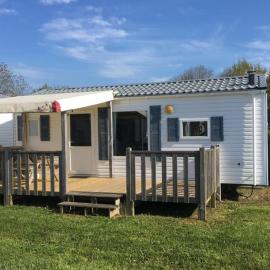 Mobil home cosy avec terrasse - 4 pers, 2 ch - API-1-52-241