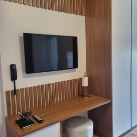 Studio novo com ambiente acolhedor
