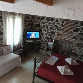Traditional stone house in Mytilene