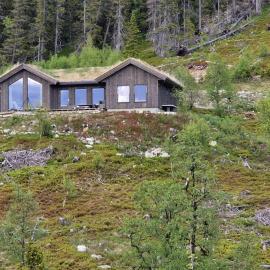Ny hytte med panoramautsikt、Hjartdalのホテル