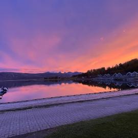 Viesnīca Sjøhus med en praktfull utsikt Būdē