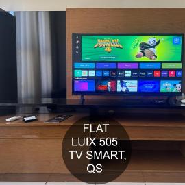 Luix Londrina Flat 505, 43 m2, QS, ar quente e frio, c garagem