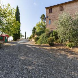 360 degree view over the Tuscan hills