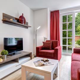 Apartment Residenz am Balmer See Wohnung 44 mit Wellnessbereich, hotel i Balm