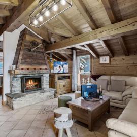 Chalet indépendant à Courchevel 1650 avec sauna, 4 chambres, parking - FR-1-563-162