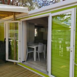 mobil home premium 6 personnes très confortable climatisé