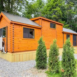 SaunaHaus - Log Cabin plus Private Sauna by the Brook, hotel a Lincoln