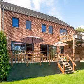 Holiday house with sauna and terrace
