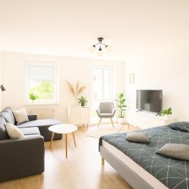 Charmantes Apartment mit Stellplatz WLAN Netflix Nähe Bahnhof