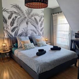 Chambre climatisée au cœur de brive avec téléviseur connecté wifi Netflix, hotel in Brive-la-Gaillarde