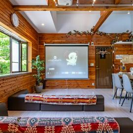 구사쓰에 위치한 호텔 Private hot-spring Villa in Kusatsu #projector