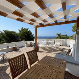 Pinetamare Azur - Panoramic Rooftop villa apartment Porto Selvaggio