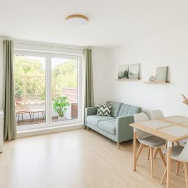 ZEN Apartment - 2SZ - 4 Betten - Küche - Terrasse