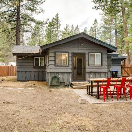 Work & Play! Lake Tahoe Cabin 5 Mi to Heavenly Mtn