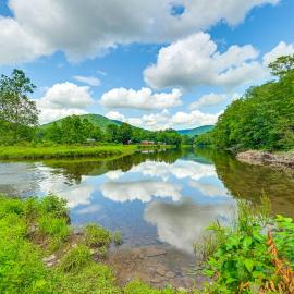 Hike & Fish: Delaware River Cabin w/ Views, hotel in East Branch