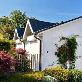 Ferienwohnung mit Garten am Wald