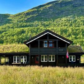Indoor hot tub, views & nature, cosy family cabin at Filefjell, hotel in Tyinkrysset