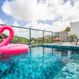 Villa Milo et Malou Classé Meublé tourisme 5 étoiles, hotel a Le Marin