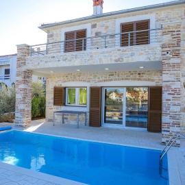 Steinhaus Mediterra mit Pool & Meerblick - Lukoran, Insel Ugljan bei Zadar
