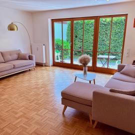 Helle Gartenwohnung, 2 min zum See, in Herrsching