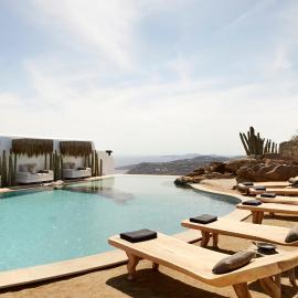 Myconian Panoptis Escape, a member of Small Luxury Hotels of the World, hotel u gradu 'Elia Beach'