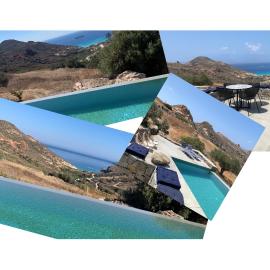 Stunning Two-Room Bungalow Milos Greece Panorama Sunset Infinity Pool AC, hotel a Kástron