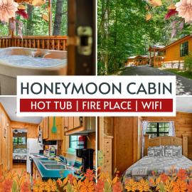 Morning View, Cozy Cabin, Fireplace, WiFi, Hot Tub, Views!