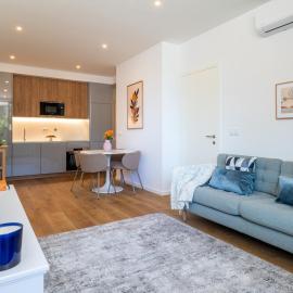 Sleek & Modern Flat w/ Private Garage by HostWise