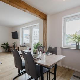 Stilvolles Appartement mit Blick auf das Dreiflüsse-Eck