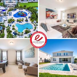 Home Near Disney With Air Hockey Table And Waterpark & Resort Access At Encore Resorts Reunion - 241Bu