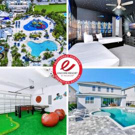 Stylish Home With Themed Rooms, Game Room And Waterpark & Resort Access Near Disney At Encore Resorts Reunion - 267Sf