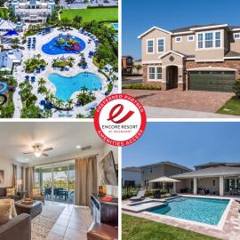 Elegant Home Near Disney With Private Pool And Waterpark & Resort Access At Encore Resorts Reunion - 391Fl