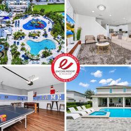 Striking Home With Games, Outdoor Kitchen Near Disney With Waterpark & Resort Access At Encore Resort - 7742Ff