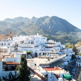 LUXURY HOMEs MOJACAR PUEBLO WITH PANORAMIC VIEWS A POOL AND ROOFTOP GYM