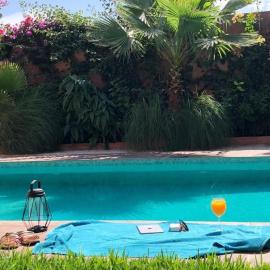 Villa Roseaux heated pool Marrakech, hotel Najem városában