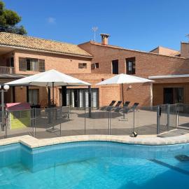Villa con barbacoa para familias