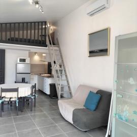 Studio avec mezzanine