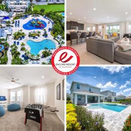 Charming Home With Private Pool Near Disney With Water Park & Resort Access At Encore Resort - 7489Mr