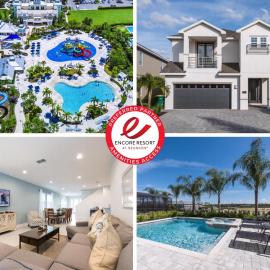 Modern Home Near Disney With Private Pool, Media Room And Waterpark & Resort Access At Encore Resorts Reunion - 7576Mr