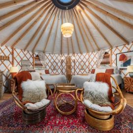 Boho Bliss Yurt - Unit # 4, hotel in Woodway