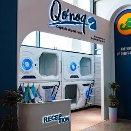 Qo'noq capsule airport hotel, hotel in Stantsiya Kyzyl-Tukumachi