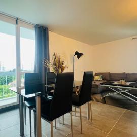 Appart 2 chambres Cergy, dernier étage ascenseur