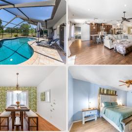 3BR Wesley Chapel Retreat with Private Pool - Pet-Friendly - Spacious Parking