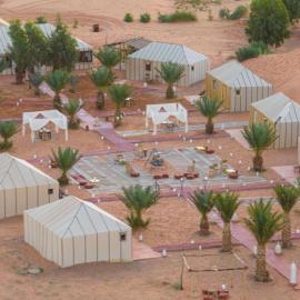 Erg Sahara camp, hotel v destinaci Adrouine