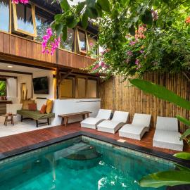 Villa Tiga - Spacious 3BR villa in central Gili Air perfect for families & groups