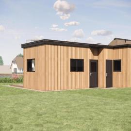 Chalet by Water in Idskenhuizen Recreation Park