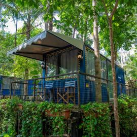 Hau Riverside Lodges Citumang, hotel u gradu Pangadaran